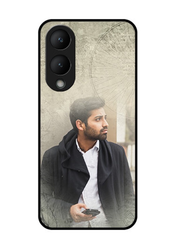 Vivo Y17s Custom Glass Phone Case - With Vintage Design