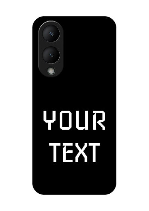 Vivo Y17s Custom Glass Phone Case - Your Name Design