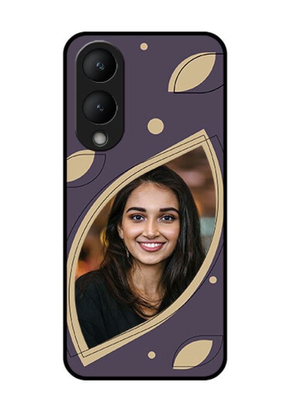 Vivo Y17s Custom Glass Phone Case - Falling Leaf Design