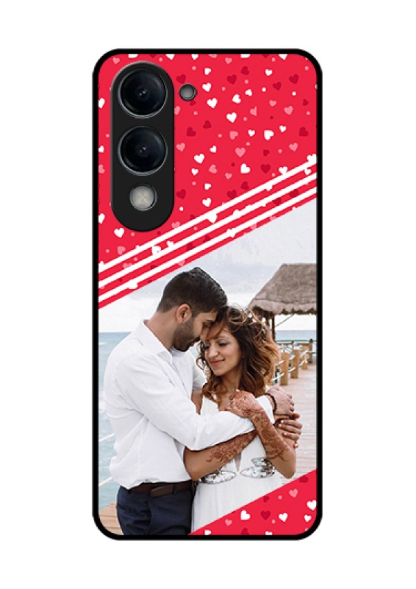 Vivo Y19 5G Custom Glass Phone Case - Valentines Gift Design