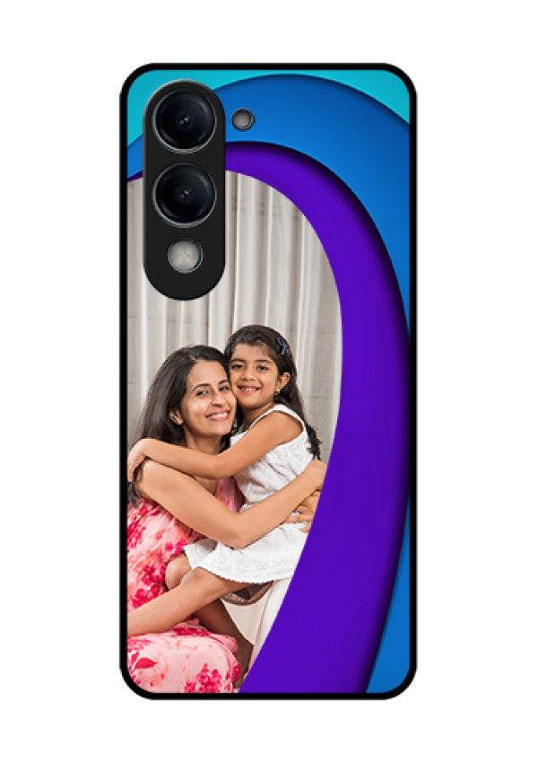 Vivo Y19 5G Custom Glass Phone Case - Simple Pattern Design