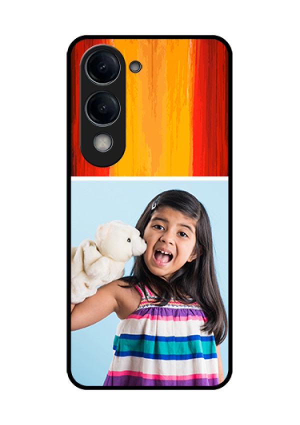 Vivo Y19 5G Custom Glass Phone Case - Multi Color Design