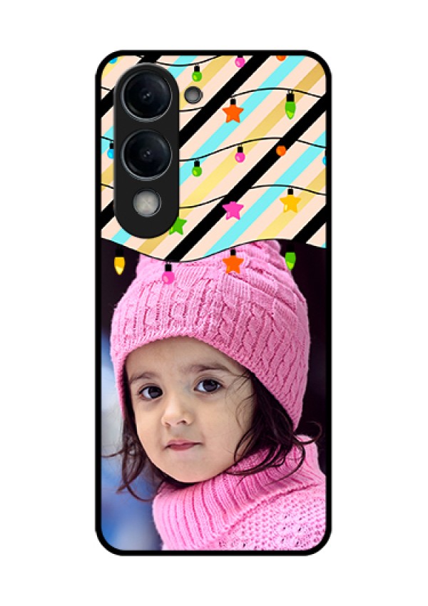 Vivo Y19 5G Custom Glass Phone Case - Lights Hanging Design