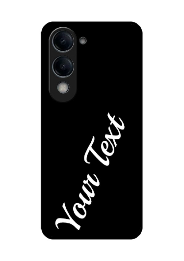 Vivo Y19 5G Custom Glass Phone Case - With Your Name Design