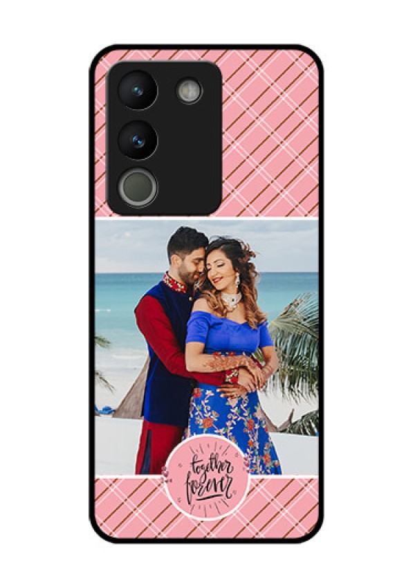 Vivo Y200 5G Custom Glass Phone Case - Together Forever Design