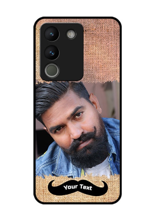 Vivo Y200 5G Custom Glass Phone Case - With Texture Design