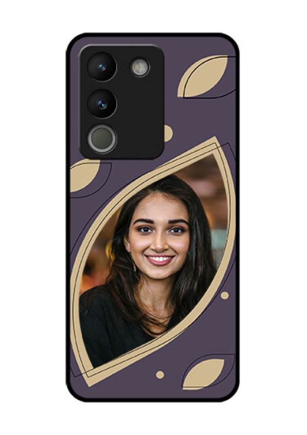 Vivo Y200 5G Custom Glass Phone Case - Falling Leaf Design