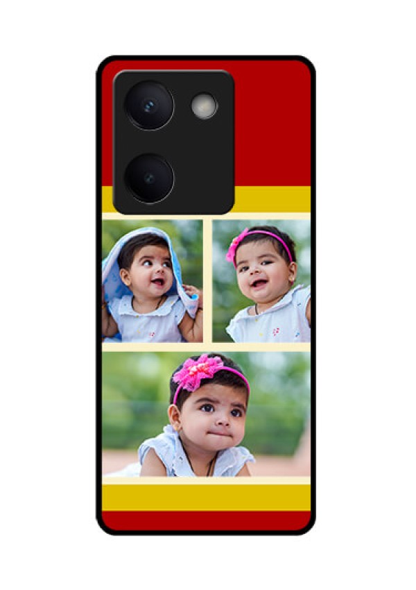 Vivo Y200 Pro 5G Custom Glass Phone Case - Multiple Pic Upload Design