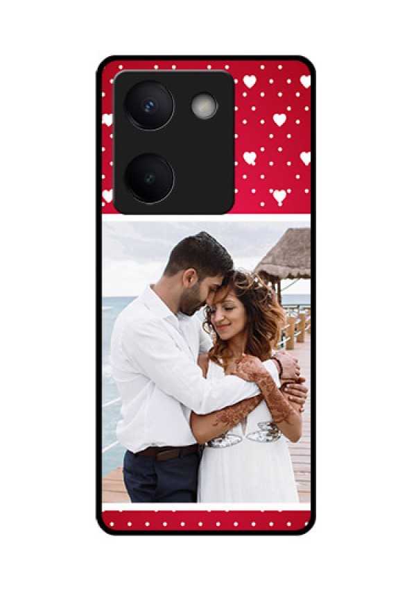 Vivo Y200 Pro 5G Custom Glass Phone Case - Hearts Mobile Case Design