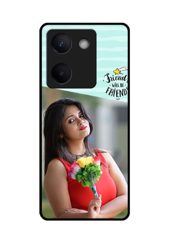 Vivo Y200 Pro 5G Custom Glass Phone Case - Friends Picture Icon Design