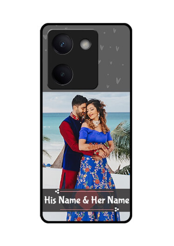 Vivo Y200 Pro 5G Custom Glass Phone Case - Buy Love Design With Photo Online