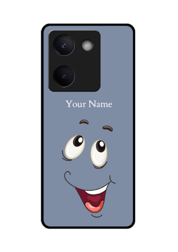 Vivo Y200 Pro 5G Custom Glass Phone Case - Laughing Cartoon Face Design