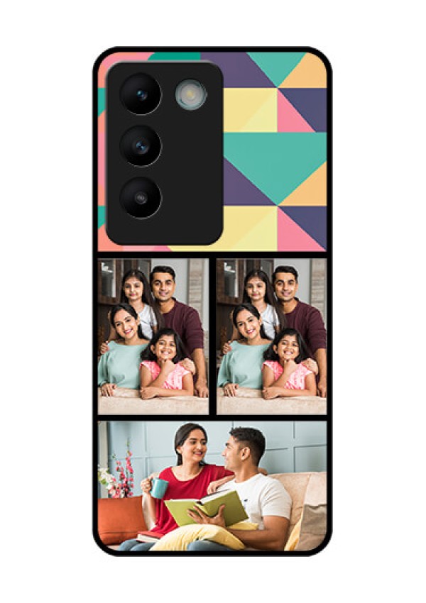 Vivo Y200E 5G Custom Glass Phone CaseBulk Pic Upload Design