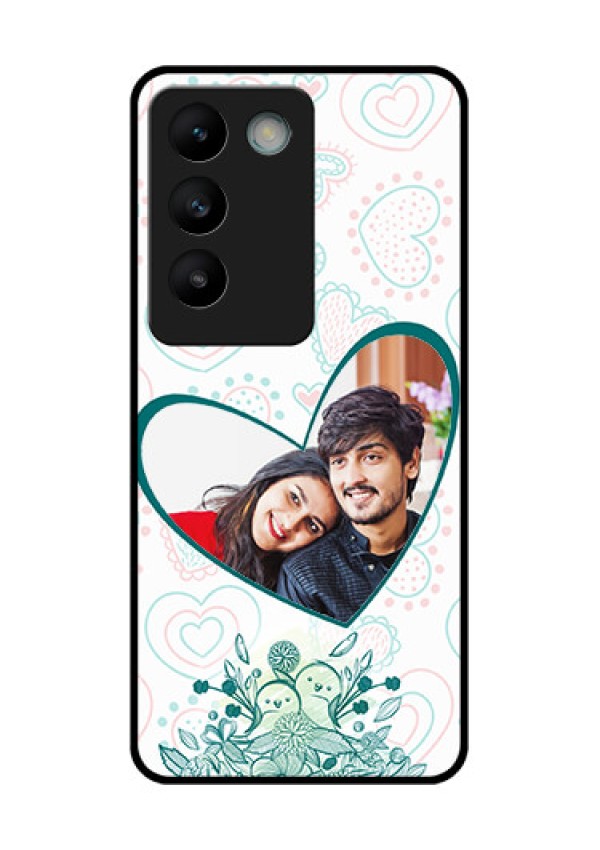 Vivo Y200E 5G Custom Glass Phone CasePremium Couple Design