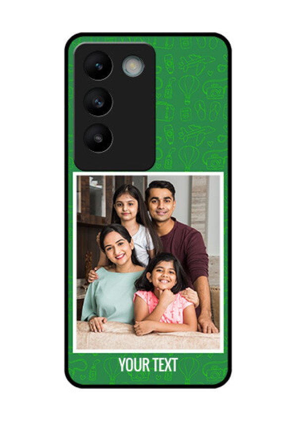 Vivo Y200E 5G Custom Glass Phone CasePicture Upload Design
