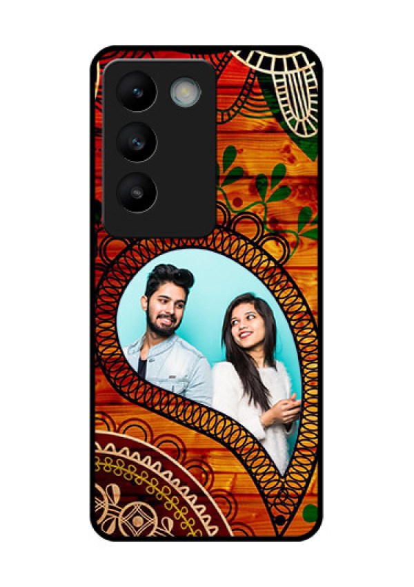 Vivo Y200E 5G Custom Glass Phone CaseAbstract Colorful Design