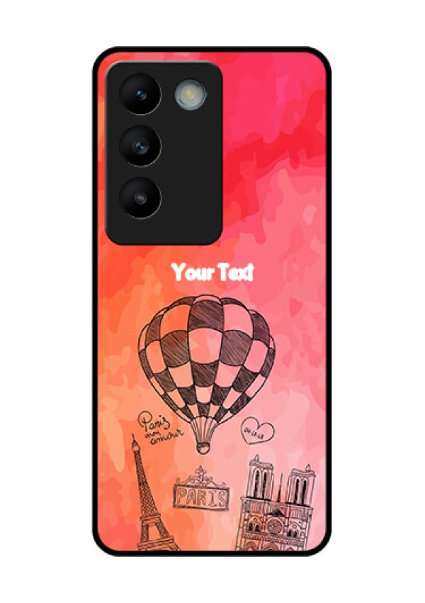 Vivo Y200E 5G Custom Glass Phone CaseParis Theme Design