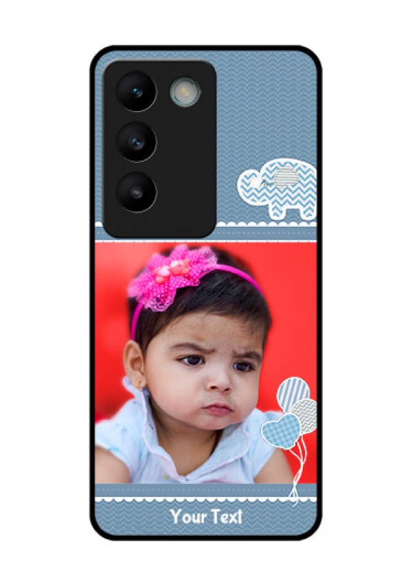 Vivo Y200E 5G Custom Glass Phone CaseWith Kids Pattern Design
