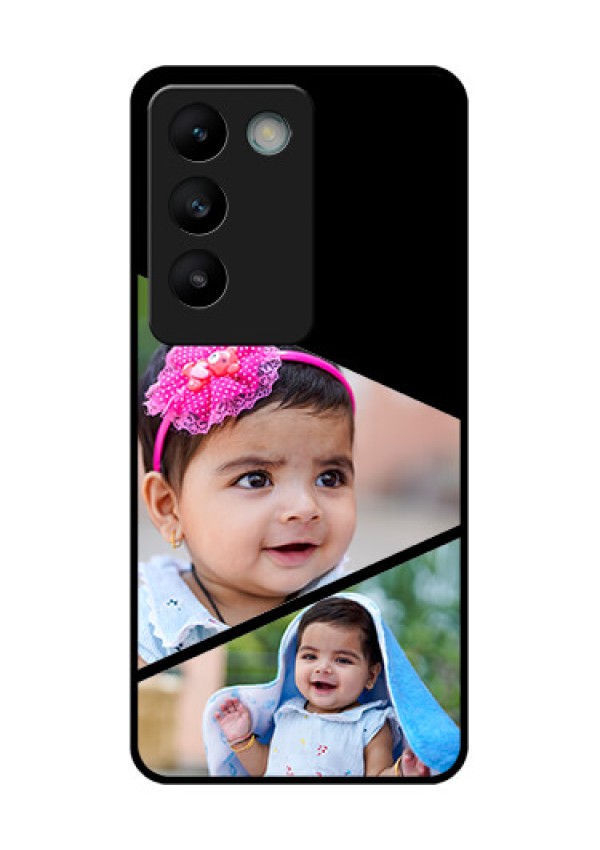 Vivo Y200E 5G Custom Glass Phone CaseSemi Cut Design