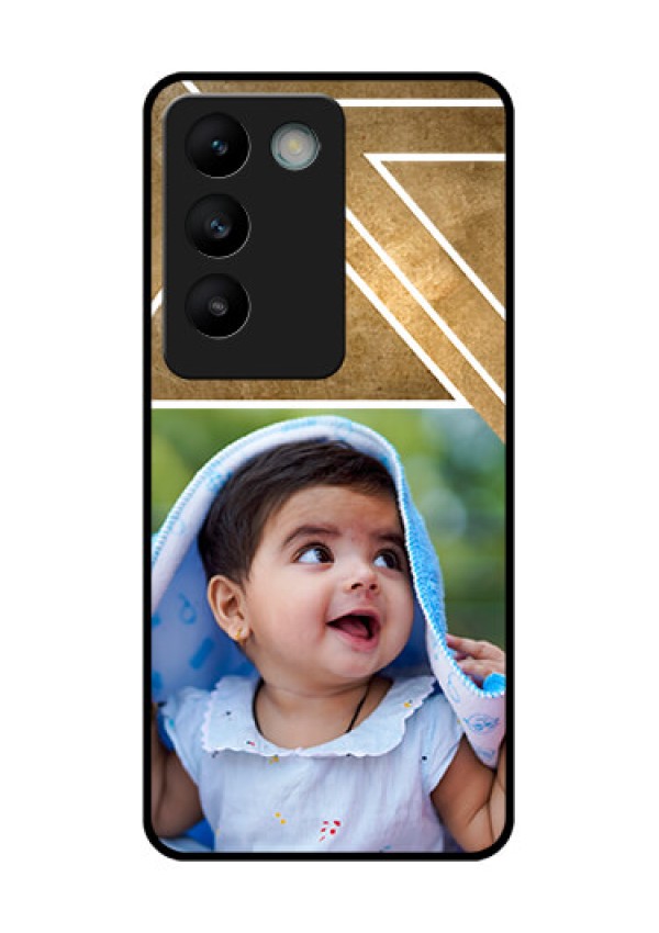 Vivo Y200E 5G Custom Glass Phone CaseGradient Abstract Texture Design
