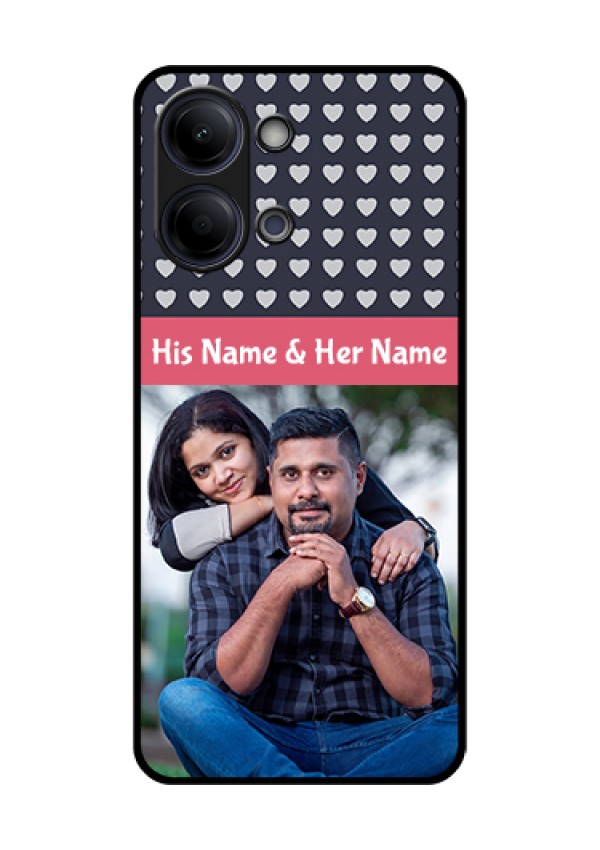 Vivo Y21 5G Custom Glass Phone Case - Love Symbols Design