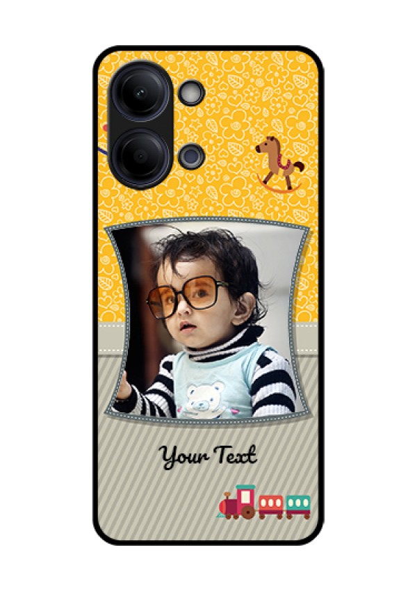 Vivo Y21 5G Custom Glass Phone Case - Baby Picture Upload Design