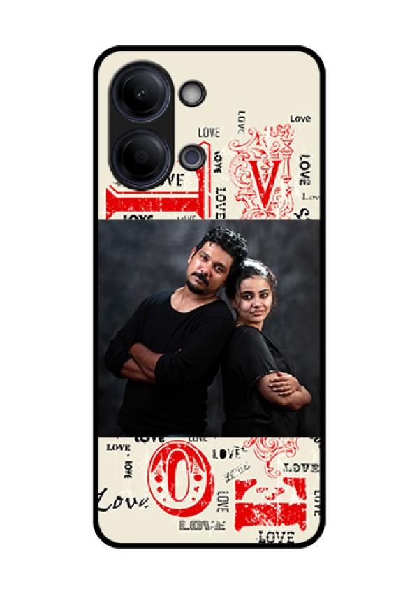 Vivo Y21 5G Custom Glass Phone Case - Trendy Love Design Case