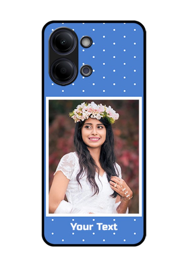 Vivo Y21 5G Custom Glass Phone Case - Polka Dots Design