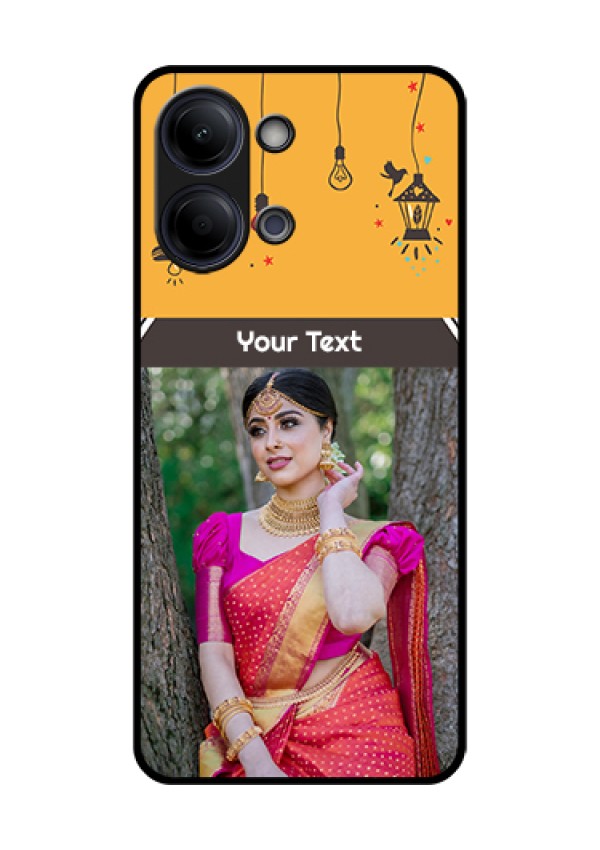 Vivo Y21 5G Custom Glass Phone Case - With Family Picture And Icons