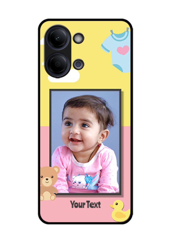 Vivo Y21 5G Custom Glass Phone Case - Kids 2 Color Design