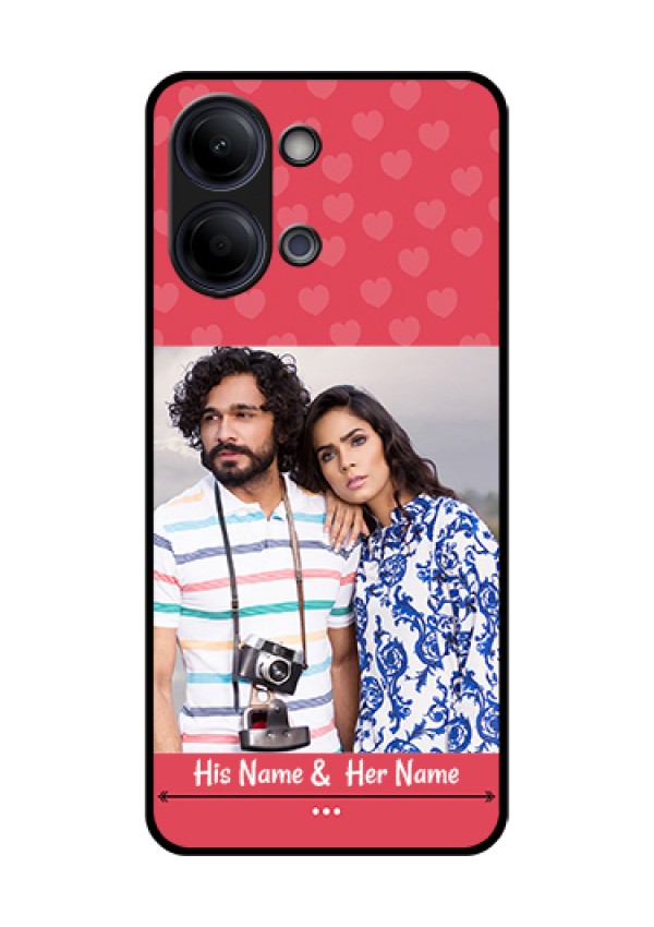 Vivo Y21 5G Custom Glass Phone Case - Simple Love Design