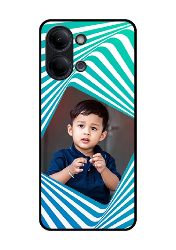 Vivo Y21 5G Custom Glass Phone Case - Abstract Spiral Design