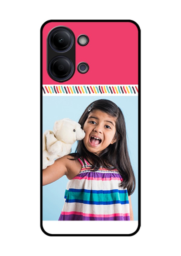Vivo Y21 5G Custom Glass Phone Case - Line Art Design