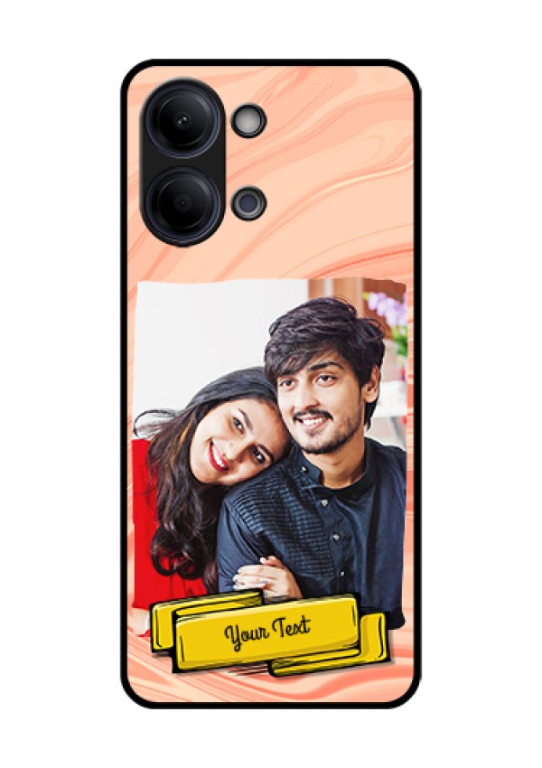 Vivo Y21 5G Custom Glass Phone Case - Marble Texture Design