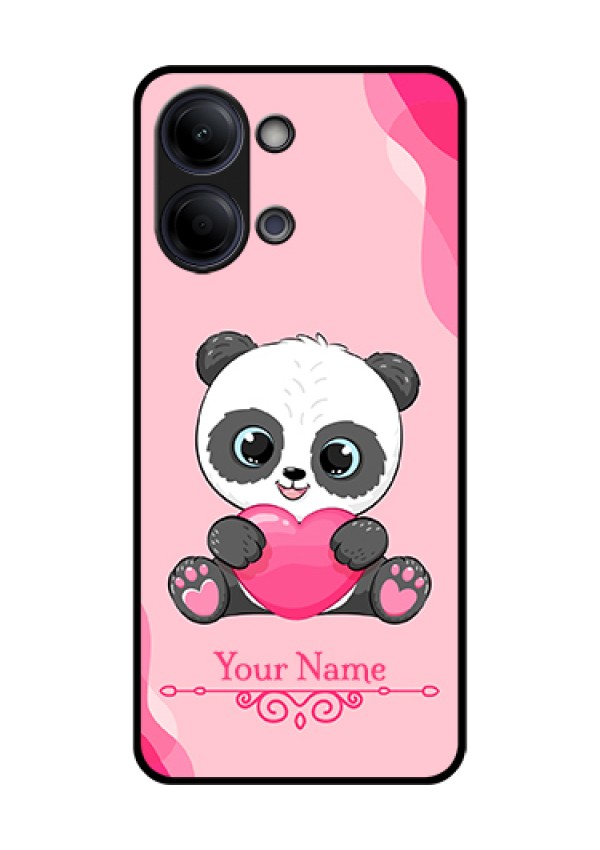 Vivo Y21 5G Custom Glass Phone Case - Cute Panda Design
