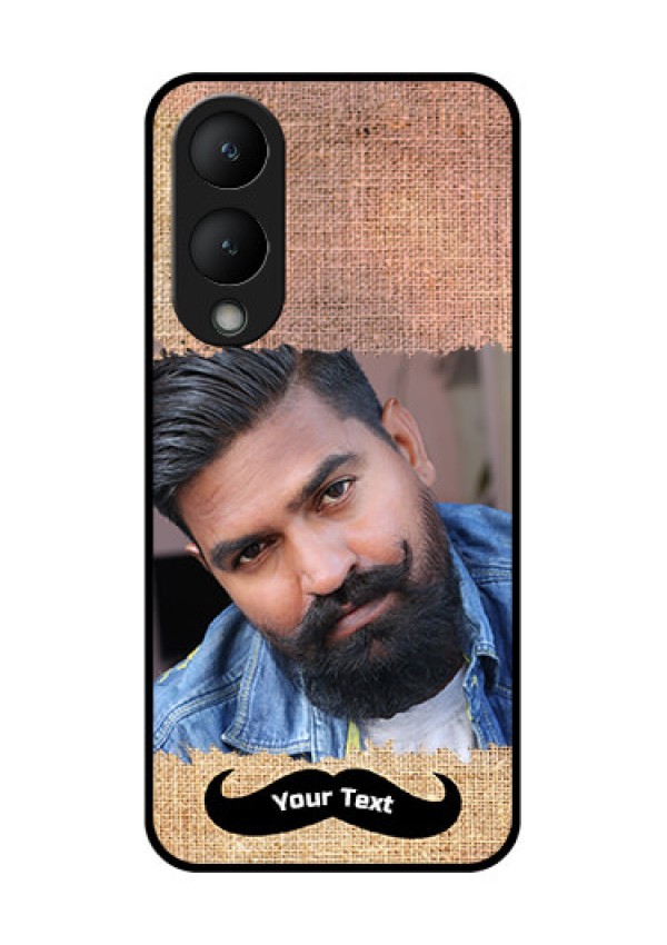 Vivo Y28 5G Custom Glass Phone Case - With Texture Design