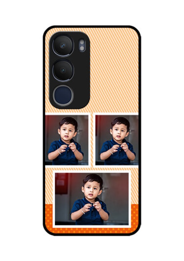 Vivo Y29 5G Custom Glass Phone CaseBulk Photos Upload Design