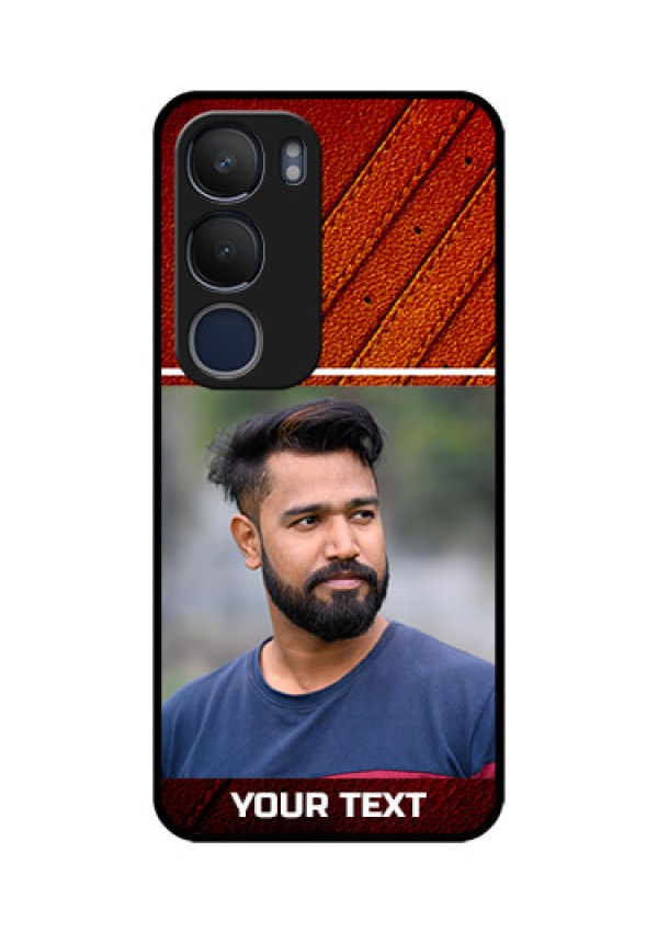 Vivo Y29 5G Custom Glass Phone CaseLeather Phone Case Design