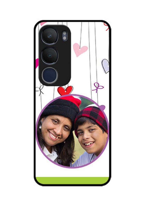 Vivo Y29 5G Custom Glass Phone CaseCute Kids Phone Case Design