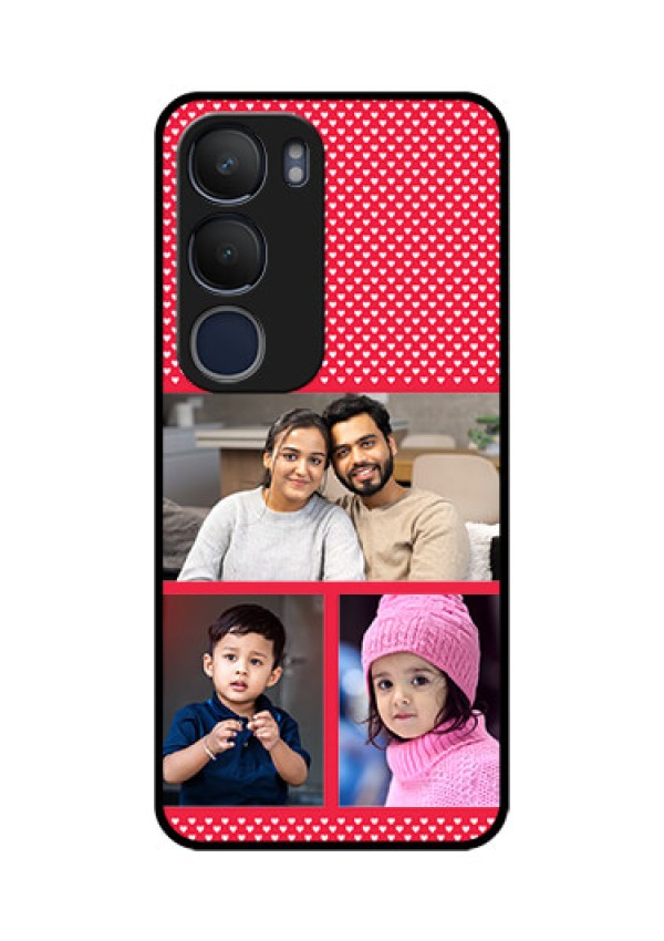 Vivo Y29 5G Custom Glass Phone CaseBulk Photo Upload Design
