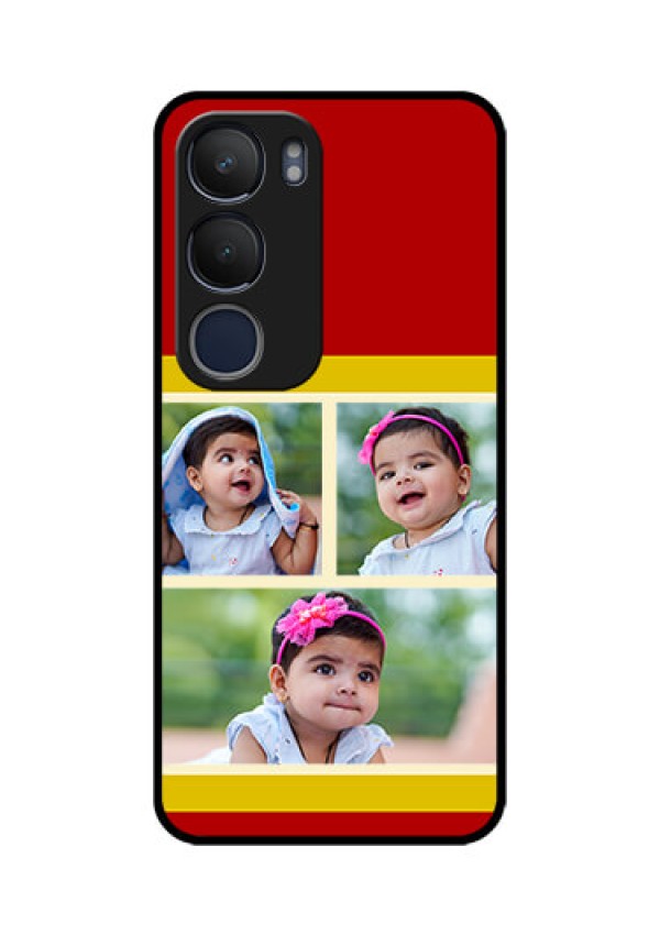 Vivo Y29 5G Custom Glass Phone CaseMultiple Pic Upload Design