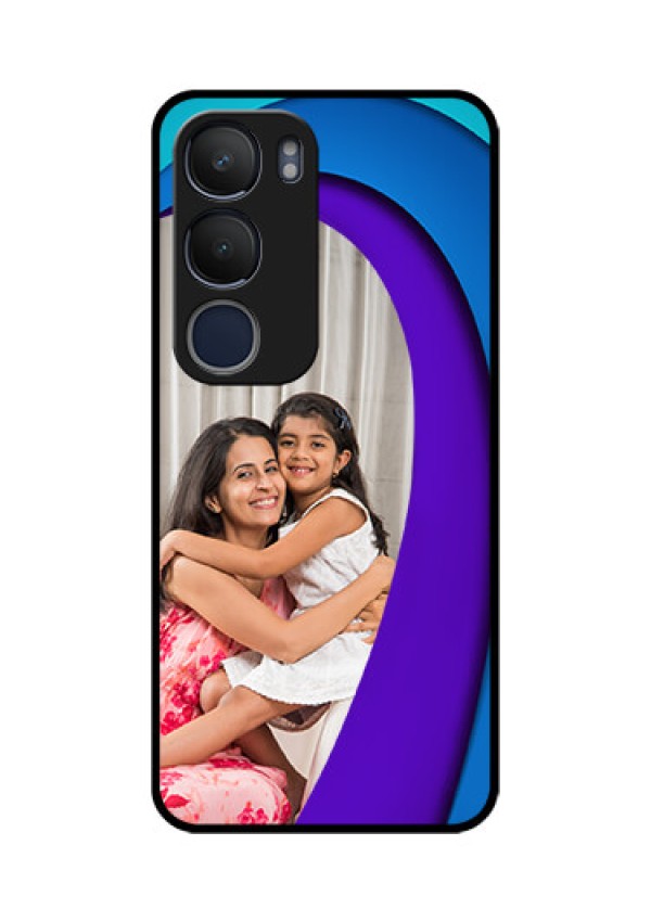 Vivo Y29 5G Custom Glass Phone CaseSimple Pattern Design