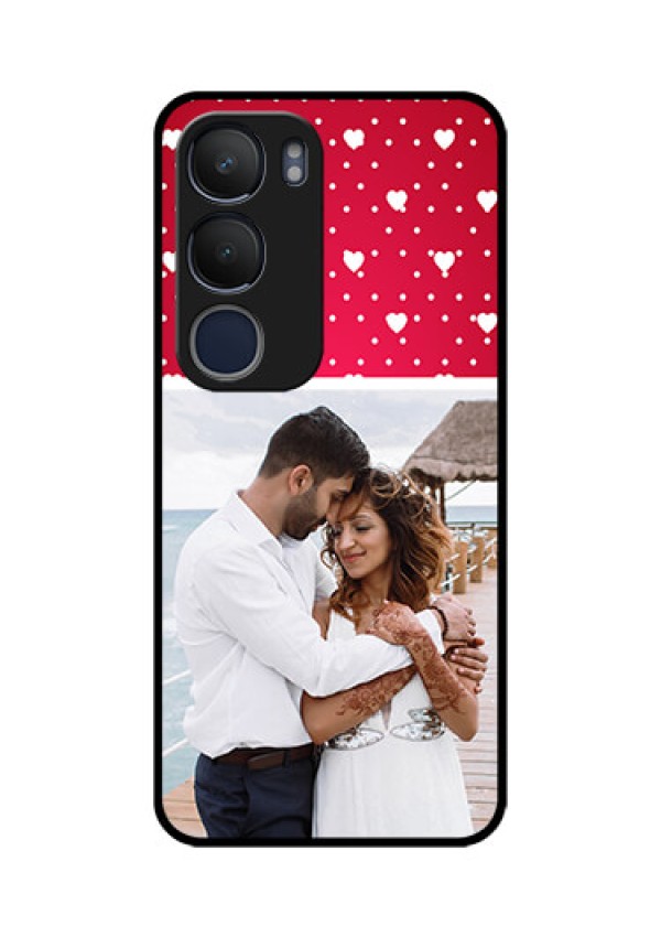 Vivo Y29 5G Custom Glass Phone CaseHearts Mobile Case Design