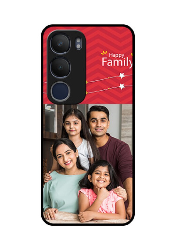 Vivo Y29 5G Custom Glass Phone CaseHappy Family Design