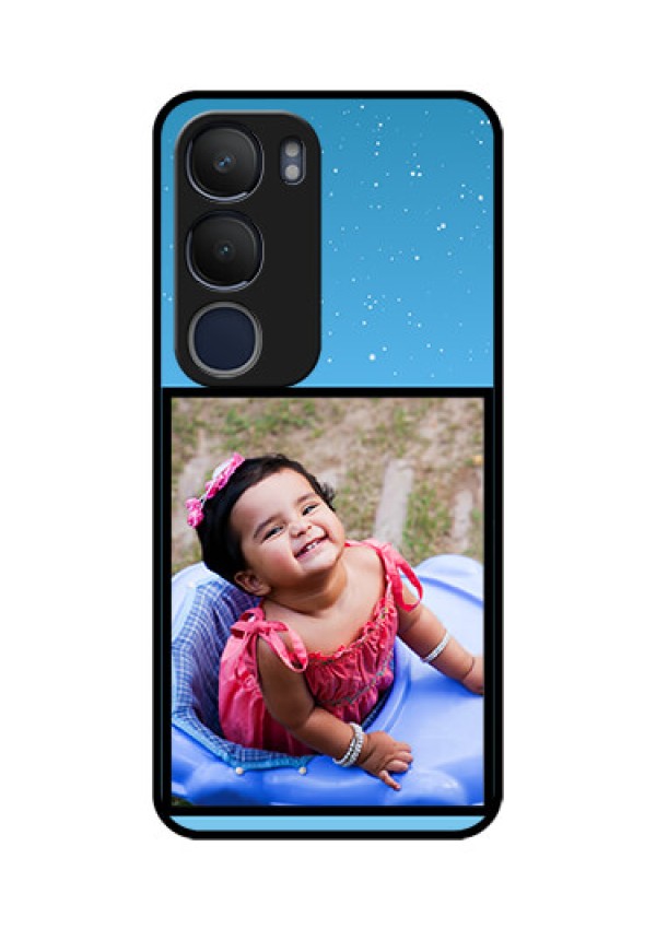 Vivo Y29 5G Custom Glass Phone CaseWave Pattern Colorful Design