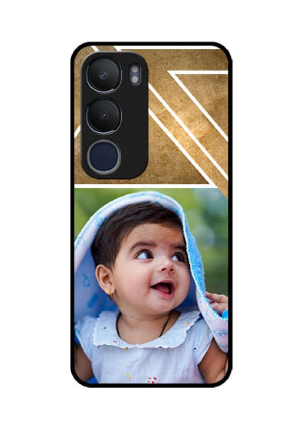 Vivo Y29 5G Custom Glass Phone CaseGradient Abstract Texture Design