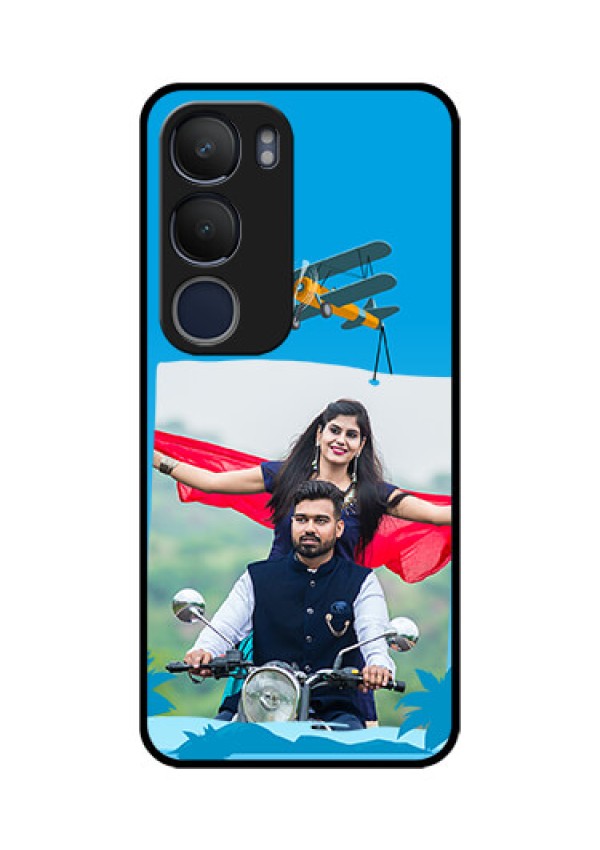 Vivo Y29 5G Custom Glass Phone CaseTraveller Design