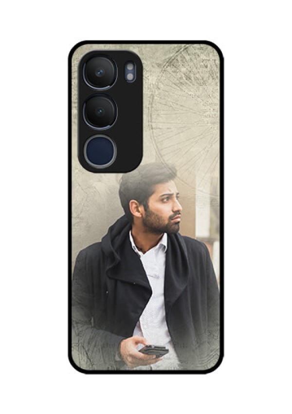 Vivo Y29 5G Custom Glass Phone CaseWith Vintage Design