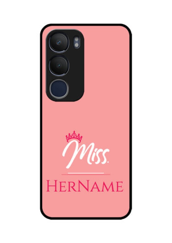 Vivo Y29 5G Custom Glass Phone CaseMrs With Name Design