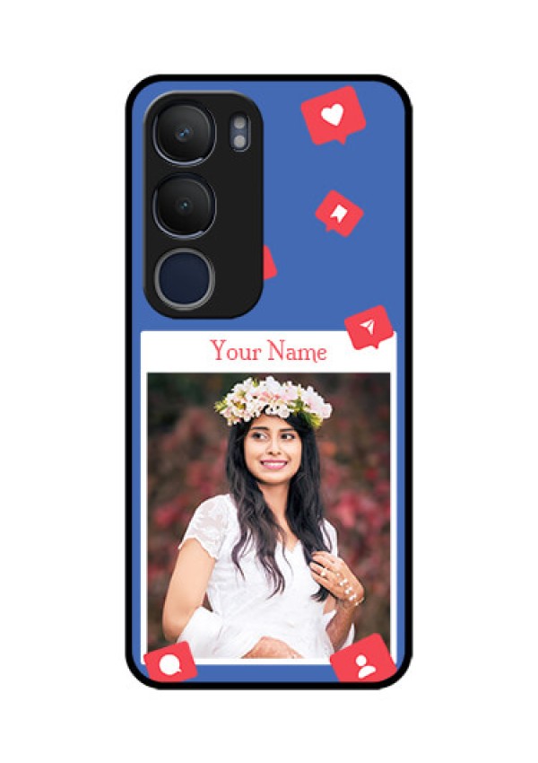 Vivo Y29 5G Custom Glass Phone CaseLike Share And Comment Design